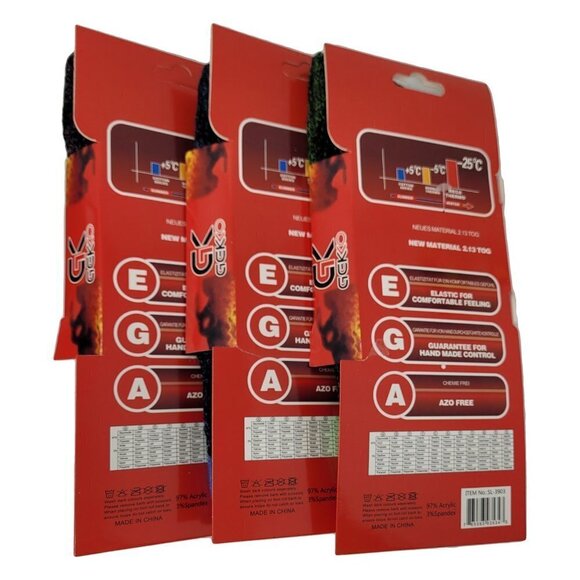 Women's Thermal Winter Socks, Heavy Duty Crew Work Warm Sox * Size 9-11 * 3-Pack - Picture 2 of 2